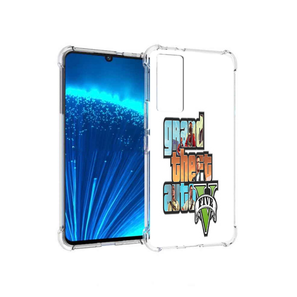 

Чехол MyPads Tocco для Vivo V21E игра гта (PT226954.394.373), Прозрачный, Tocco