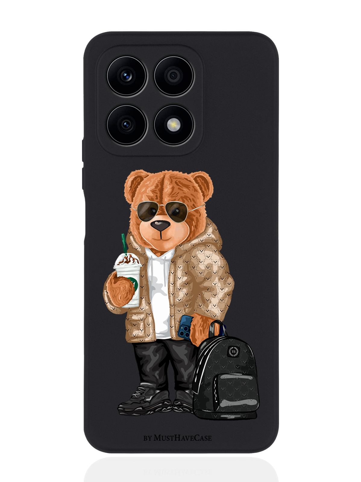 

Чехол MustHaveCase для Honor X8a Tony Style в очках черный, Коричневый;черный;белый