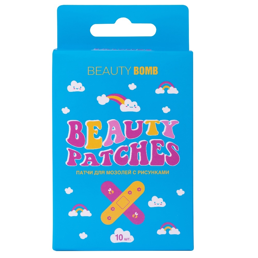 фото Патчи для мозолей с рисунками beauty bomb beauty patches 10 шт.