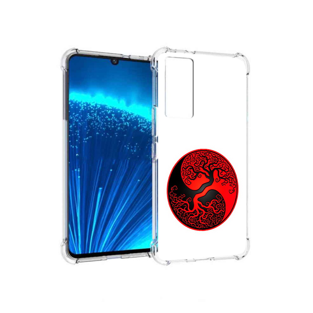 

Чехол MyPads Tocco для Vivo V21E инь янь дерево (PT226954.394.379), Прозрачный, Tocco