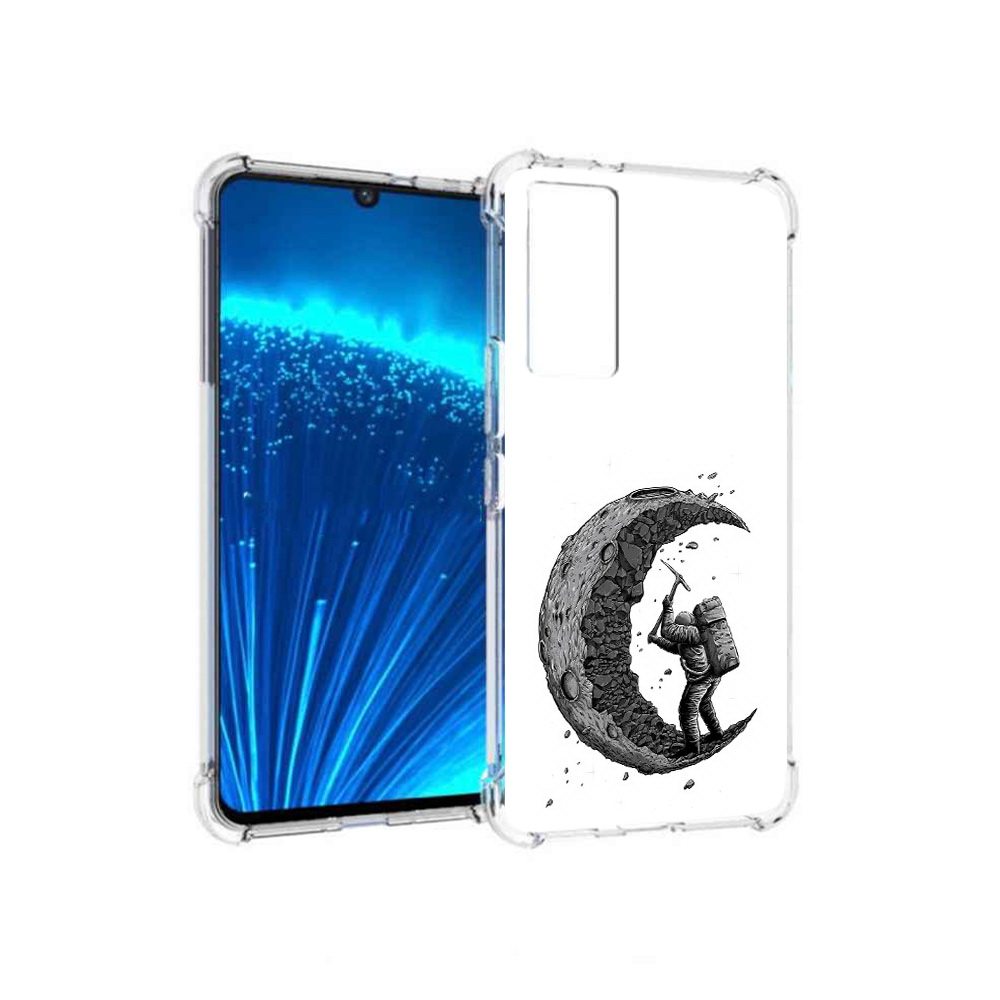 

Чехол MyPads Tocco для Vivo V21E камненная луна (PT226954.394.384), Прозрачный, Tocco