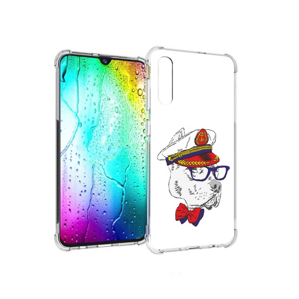 

Чехол MyPads Tocco для Samsung Galaxy A30s бульдог (PT226907.519.251), Прозрачный, Tocco