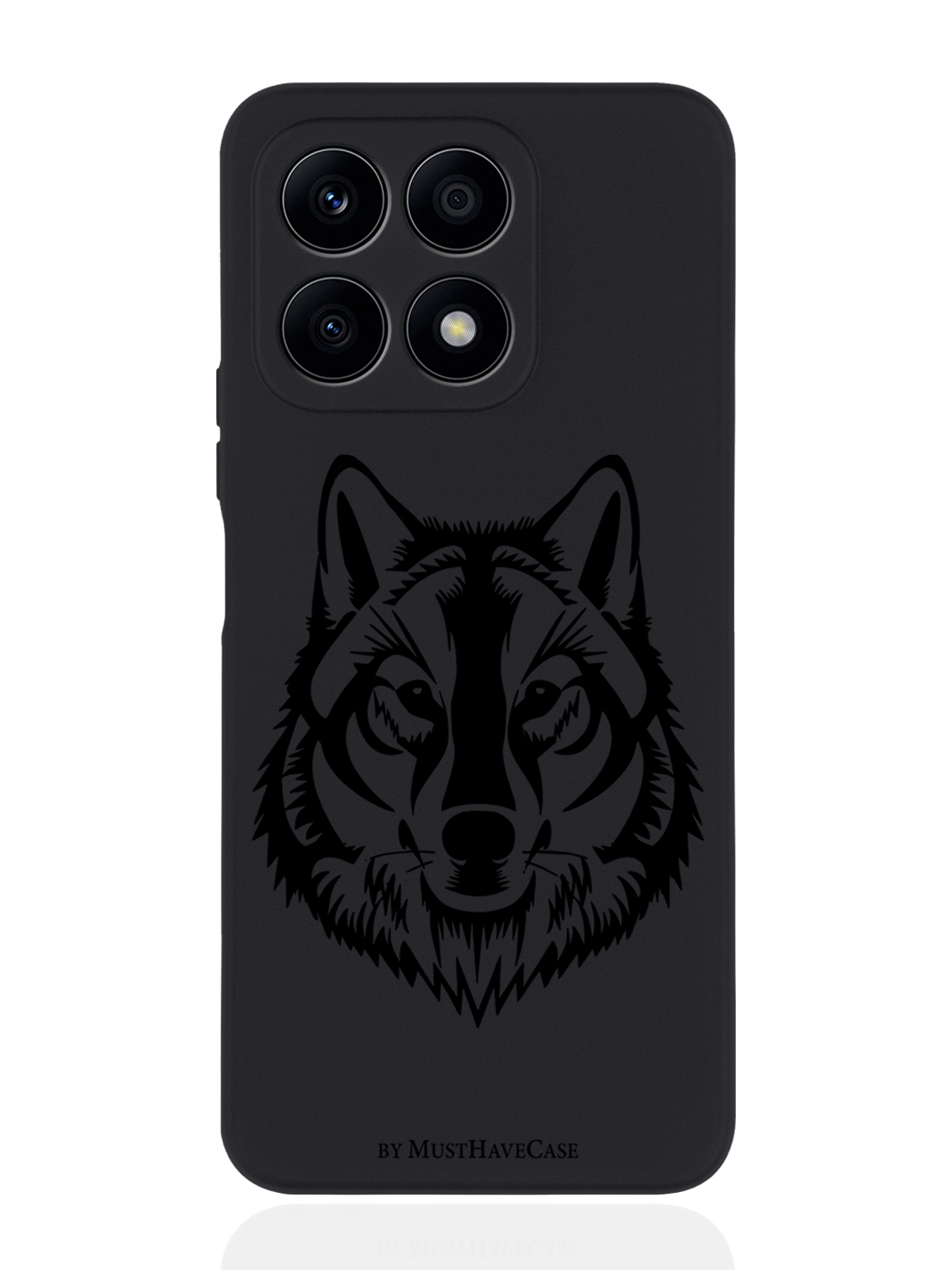 

Чехол MustHaveCase для Honor X8a Волк черный