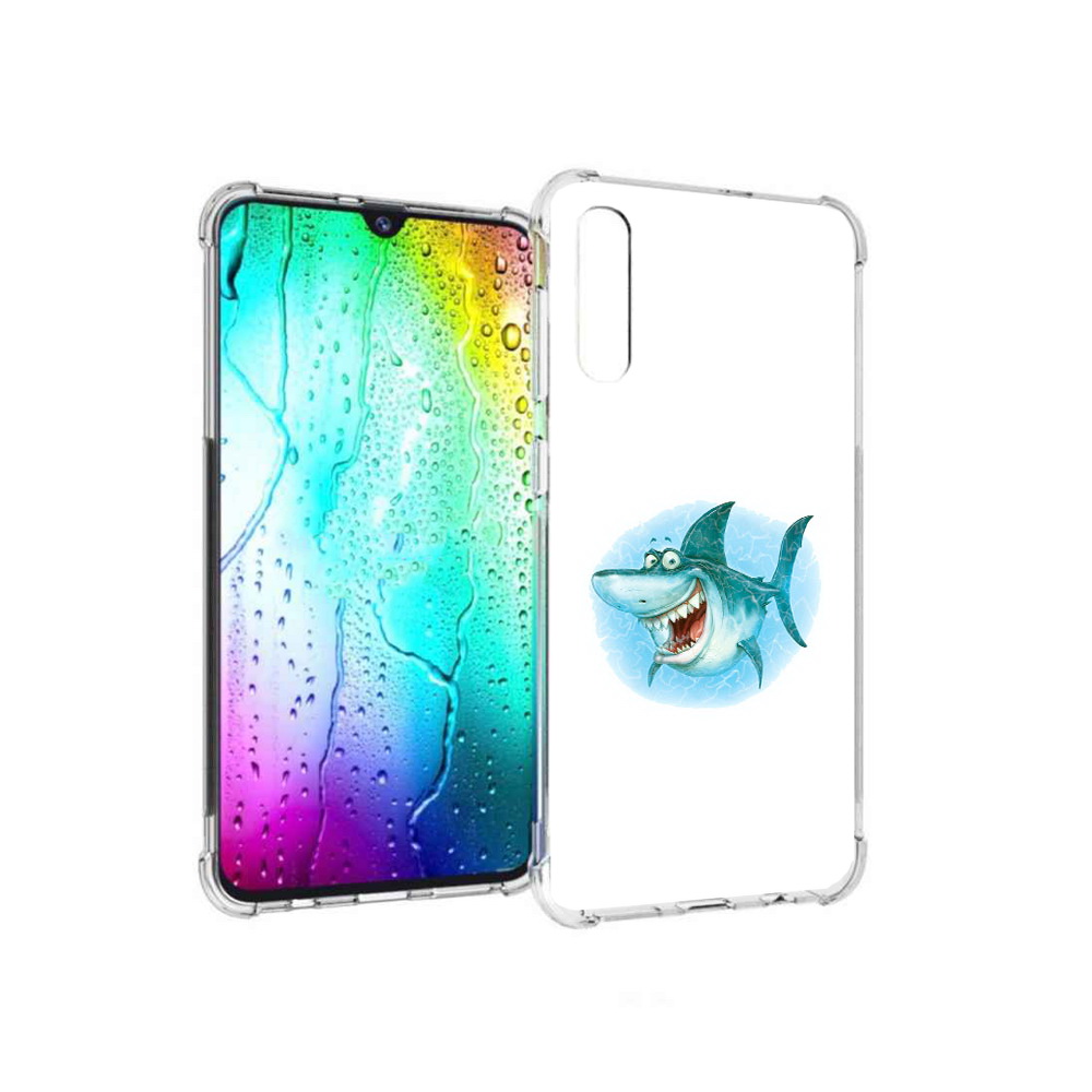 Чехол MyPads Tocco для Samsung Galaxy A30s веселая акула (PT226907.519.261)