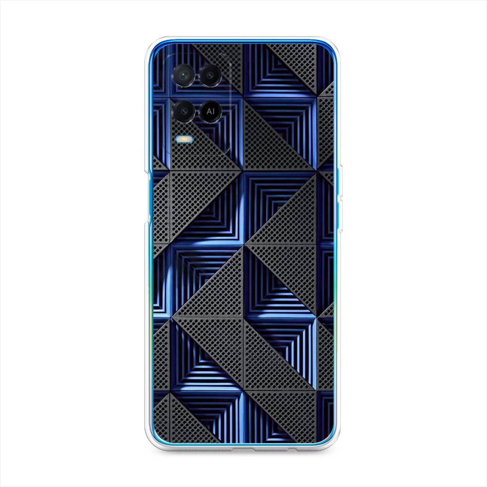 

Чехол для Oppo A54 "IBM", Серый;синий, 256150-3