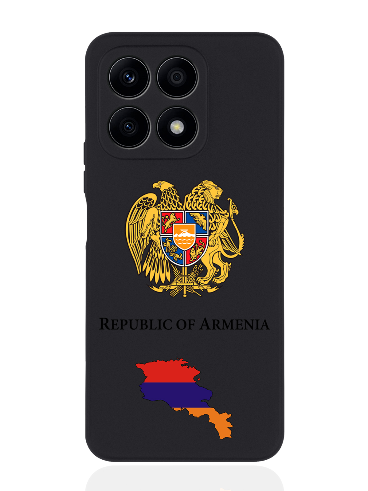 

Чехол SignumCase для Honor X8a Герб Армении черный, Разноцветный