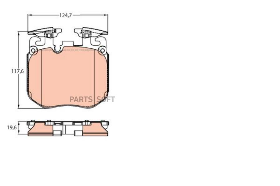 

Колодки тормозные передние BMW 5 G30/ X5 G05/ 7 G11/G12 13-