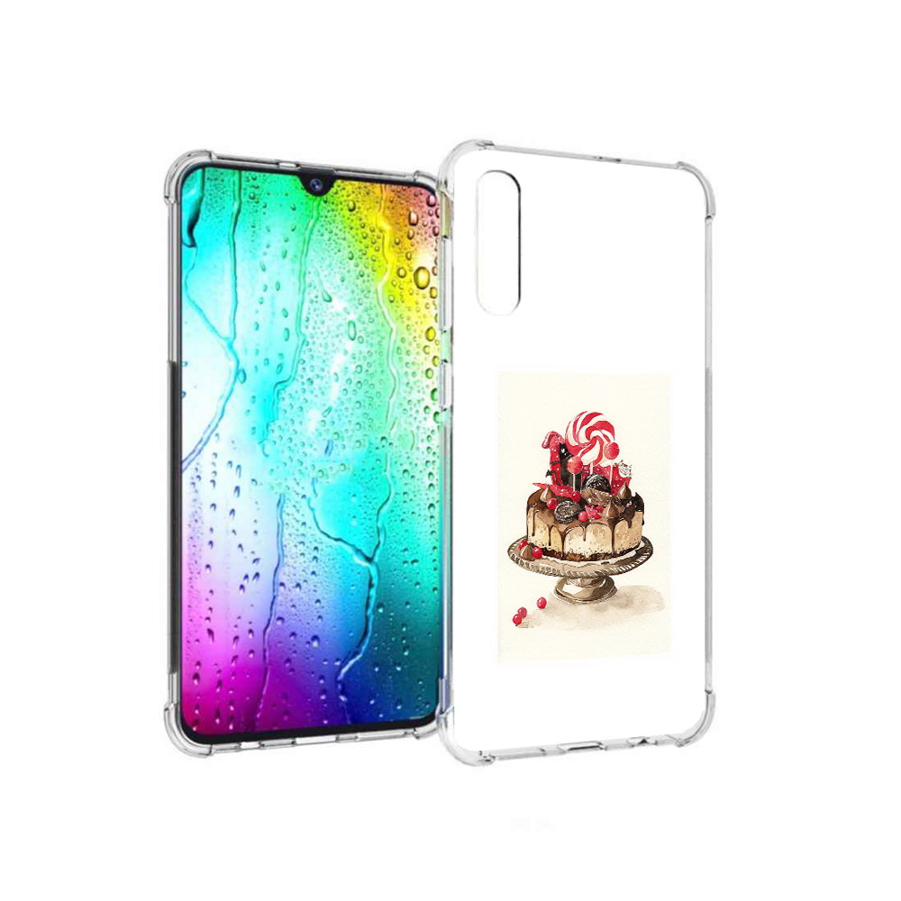 

Чехол MyPads Tocco для Samsung Galaxy A30s вкусный торт (PT226907.519.262), Прозрачный, Tocco