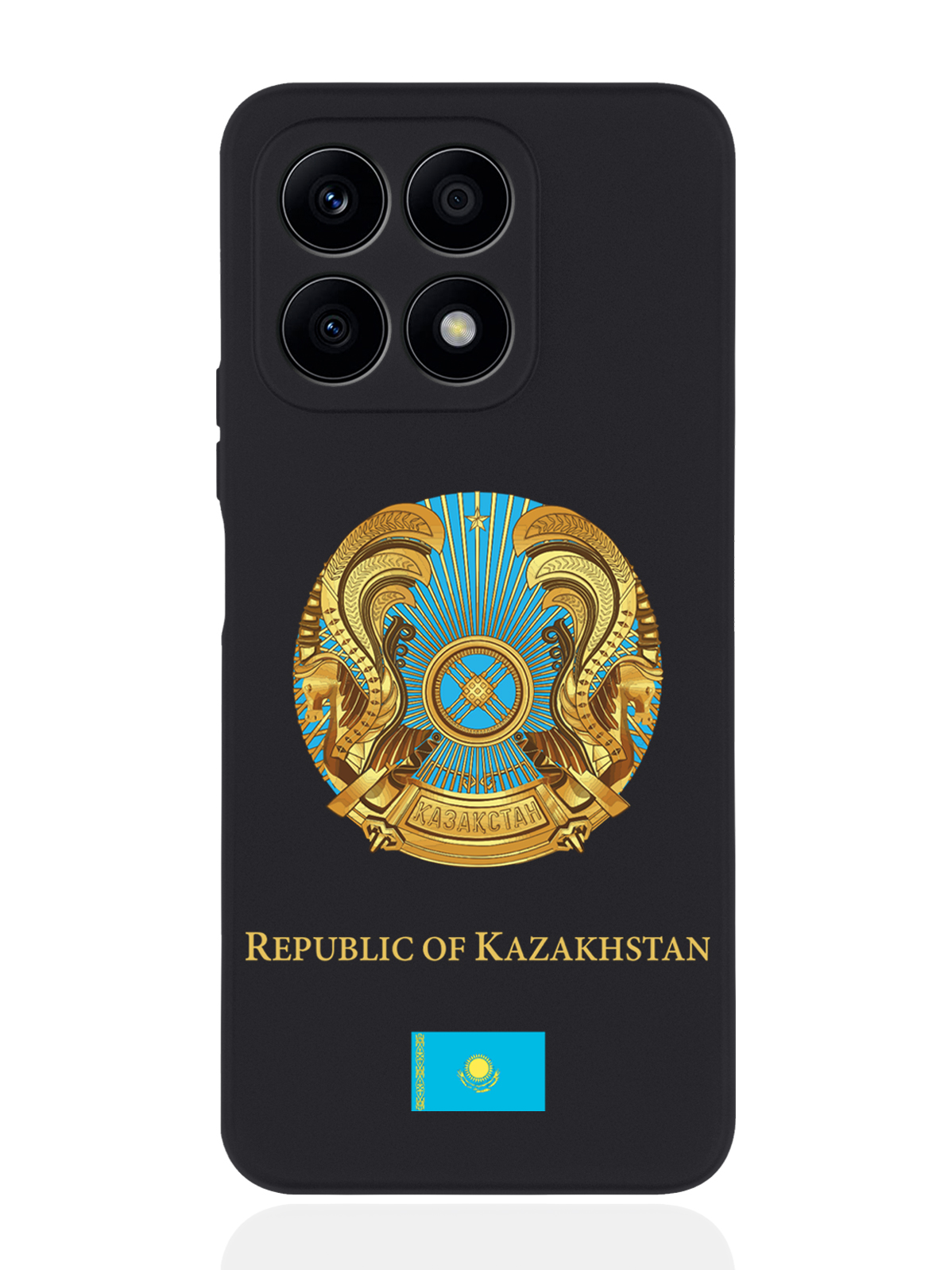

Чехол SignumCase для Honor X8a Герб Казахстана черный, Разноцветный