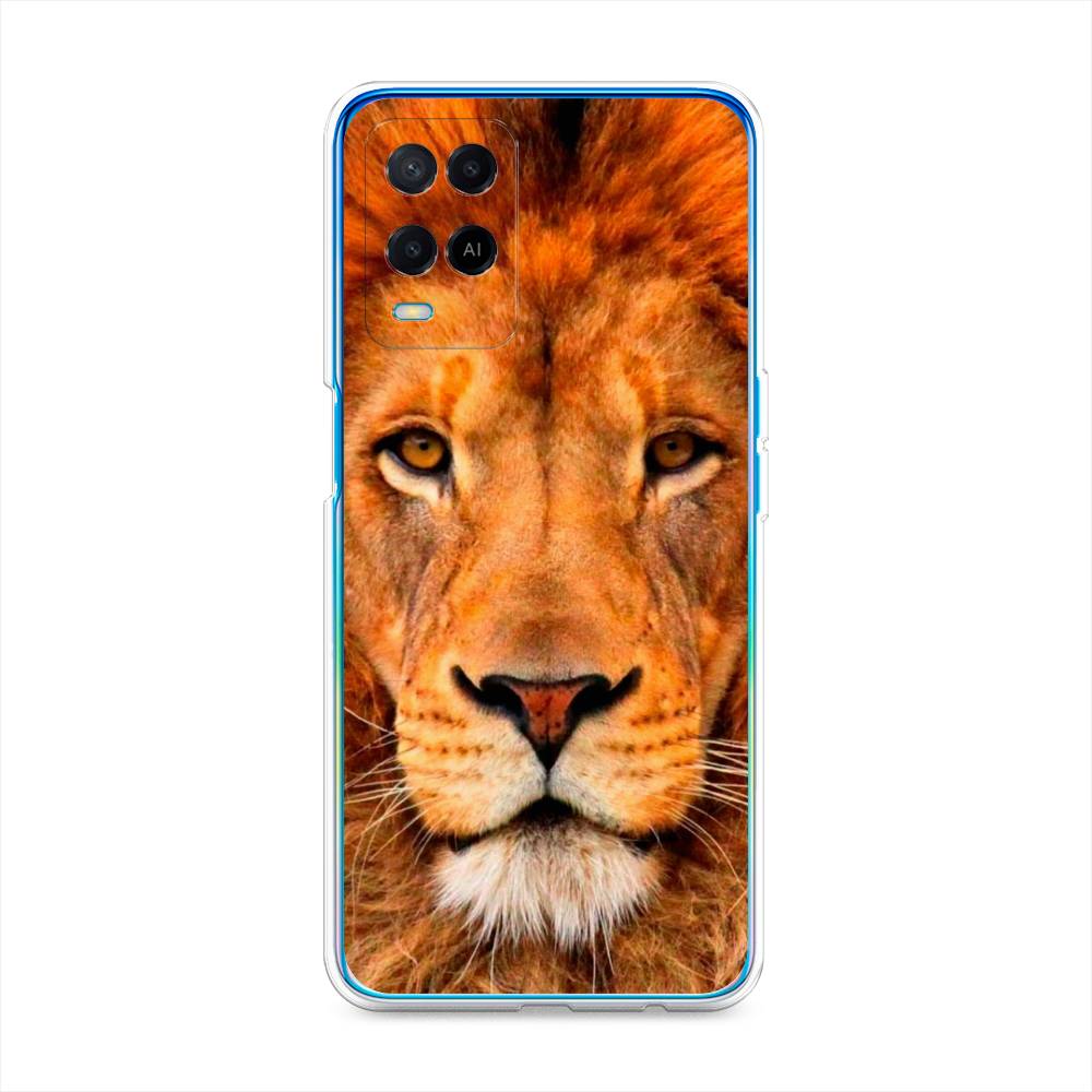 

Чехол для Oppo A54 "Благородный лев", Оранжевый, 256150-1