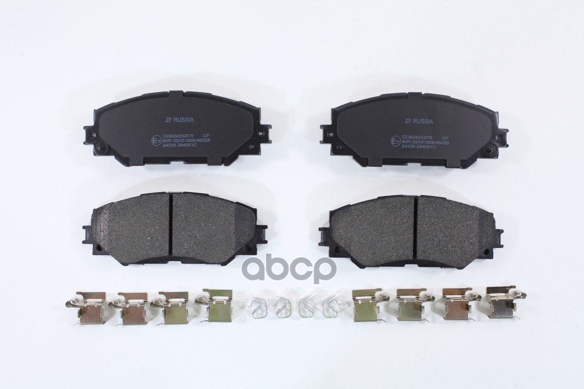

Колодки тормозные передние TOYOTA AURIS 1.4-1.6 07-/COROLLA 1.4 07-/RAV 4 06-