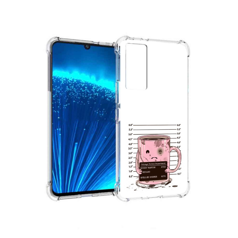 

Чехол MyPads Tocco для Vivo V21E кружка (PT226954.394.420), Прозрачный, Tocco