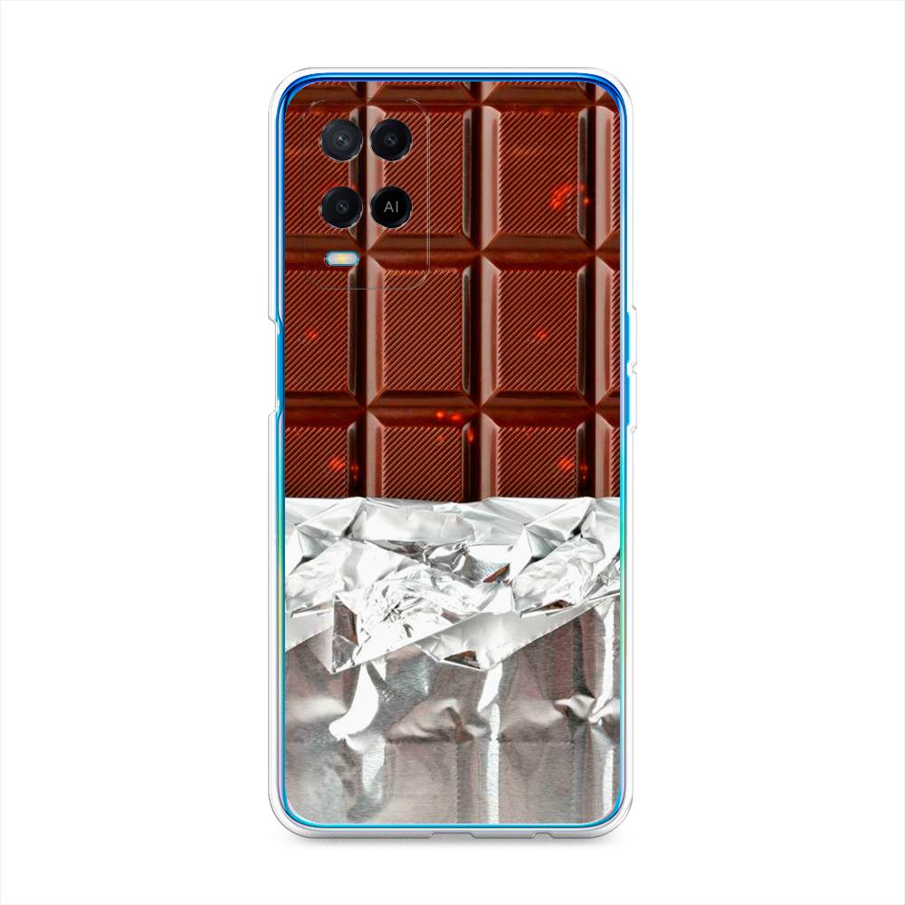 

Чехол для Oppo A54 "Шоколад в обертке", Коричневый, 256150-6
