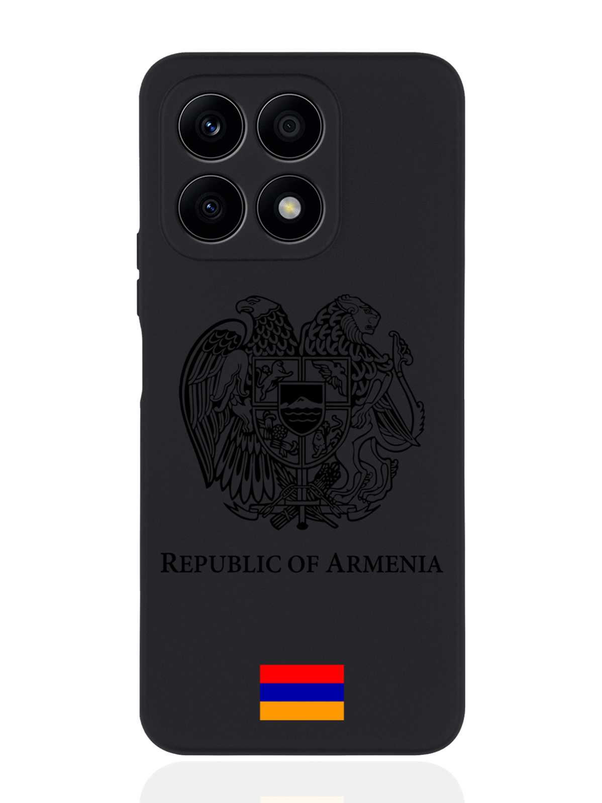 

Чехол SignumCase для Honor X8a Черный лаковый Герб Армении черный