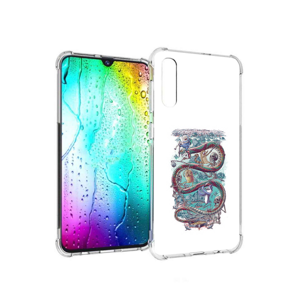 

Чехол MyPads Tocco для Samsung Galaxy A30s время приключений страшилка (PT226907.519.280), Прозрачный, Tocco