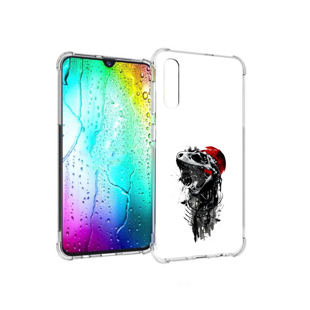 

Чехол MyPads Tocco для Samsung Galaxy A30s вымерший динозавр (PT226907.519.284), Прозрачный, Tocco