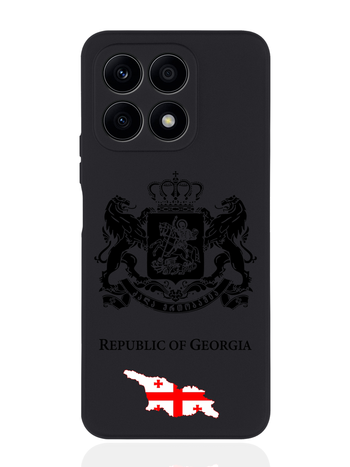 

Чехол SignumCase для Honor X8a Черный лаковый Герб Грузии черный