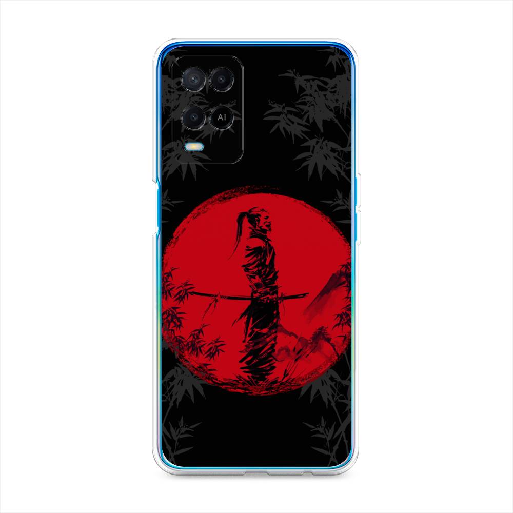

Чехол для Oppo A54 "Самурай на красном фоне", Черный;красный;серый, 256150-4