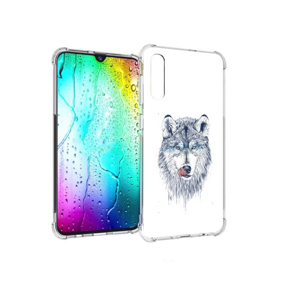 

Чехол MyPads Tocco для Samsung Galaxy A30s голодгый волк (PT226907.519.292), Прозрачный, Tocco