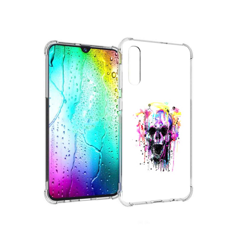 Чехол MyPads Tocco для Samsung Galaxy A30s граффити череп (PT226907.519.298)
