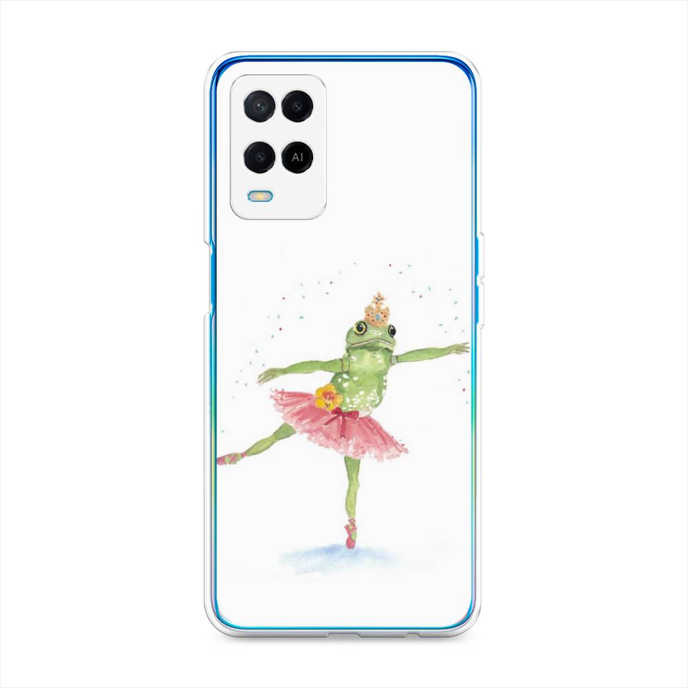 

Чехол для Oppo A54 "Лягушка-балерина", Зеленый, 256150-4