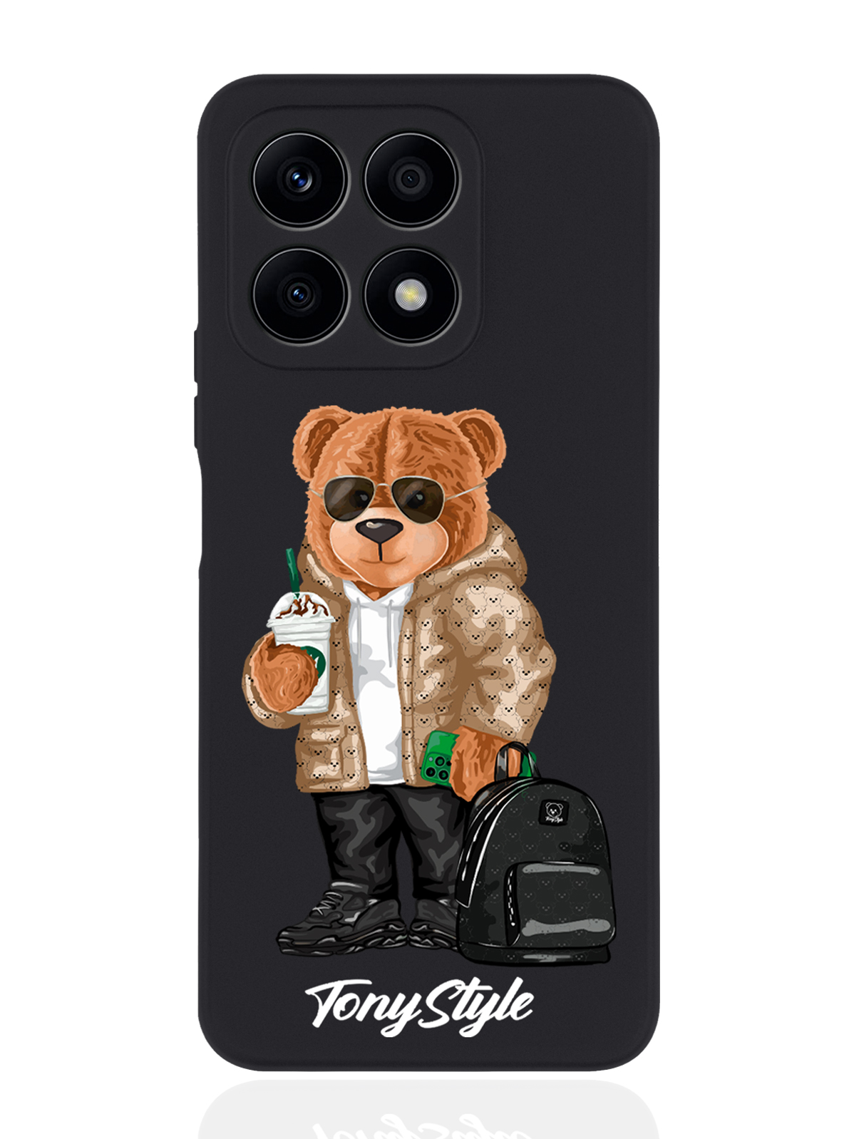 

Чехол Tony Style для Honor X8a Tony Style в очках черный, Коричневый;черный;белый
