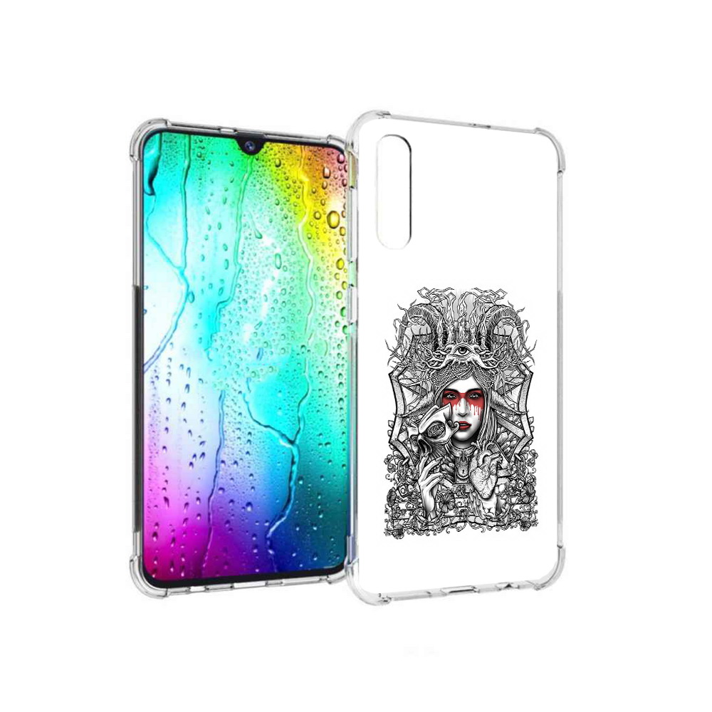 

Чехол MyPads Tocco для Samsung Galaxy A30s грусная девушка (PT226907.519.302), Прозрачный, Tocco