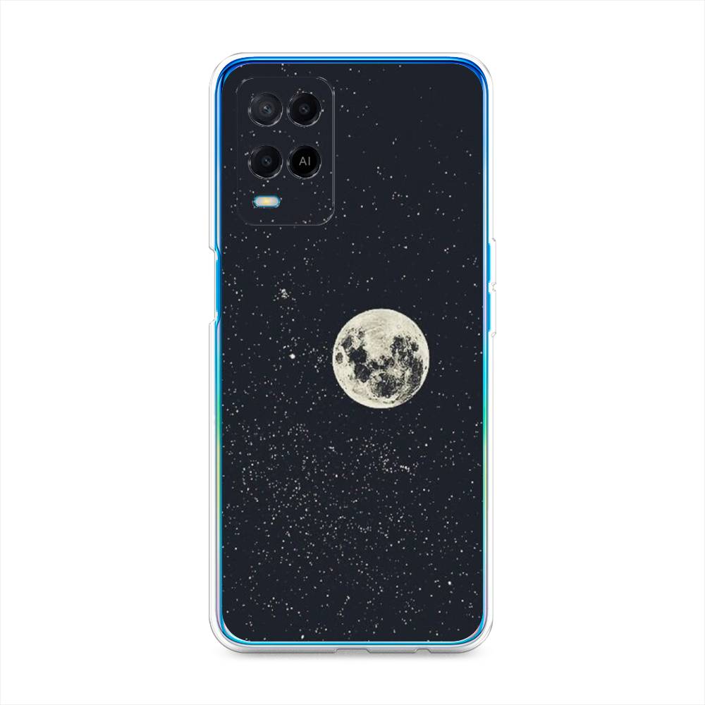 

Чехол для Oppo A54 "Полнолуние", Красный, 256150-2