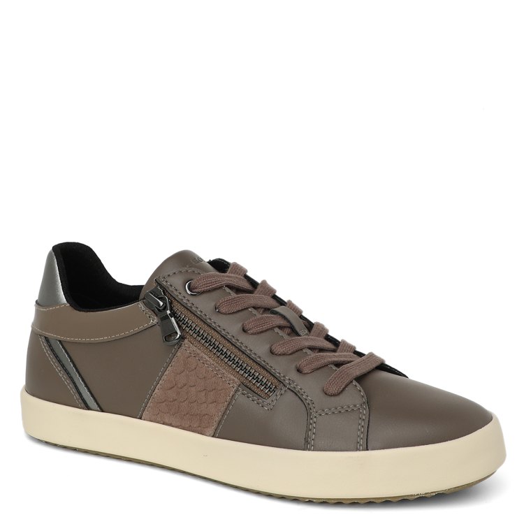 

Кеды женские GEOX D366HE бежевые 39 EU, Бежевый, D366HE