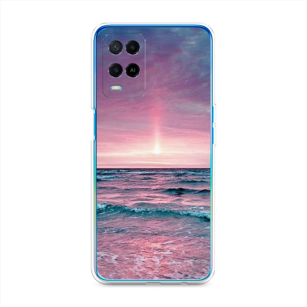 

Чехол для Oppo A54 "Восход 3", Розовый;голубой, 256150-2