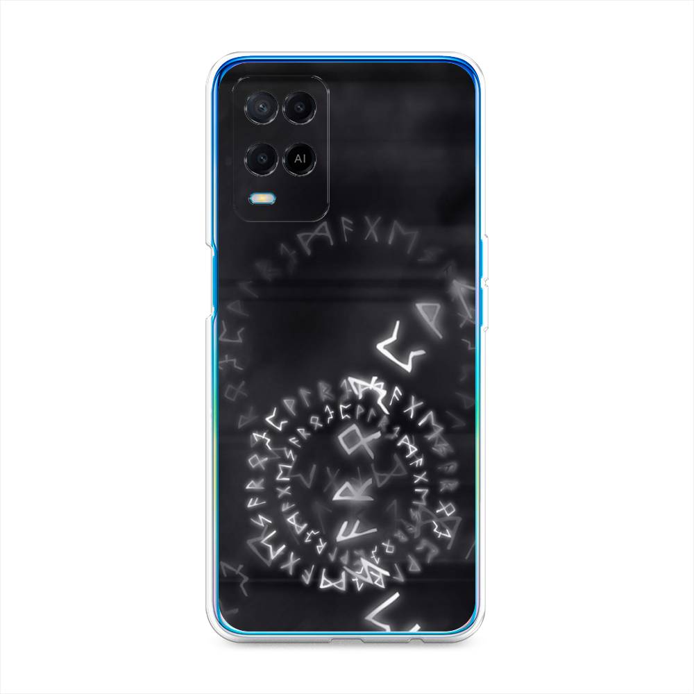 

Чехол для Oppo A54 "Руны", Серый;черный, 256150-3