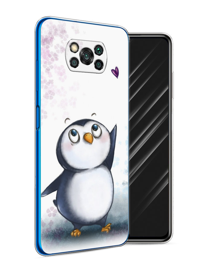 

Чехол Awog на Poco X3/X3 Pro "Пингвин и сердечко", Разноцветный, 310650-1