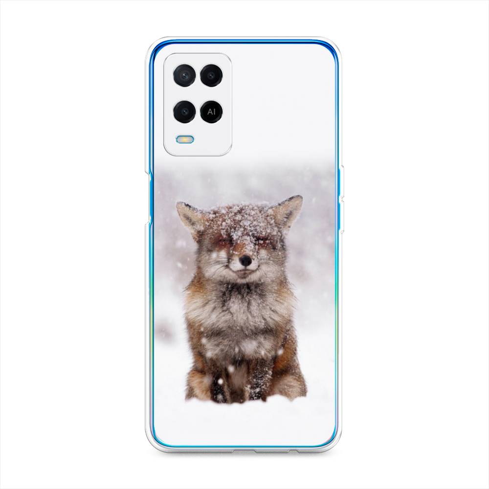 

Чехол для Oppo A54 "Зимняя лиса", Белый;серый;коричневый, 256150-1