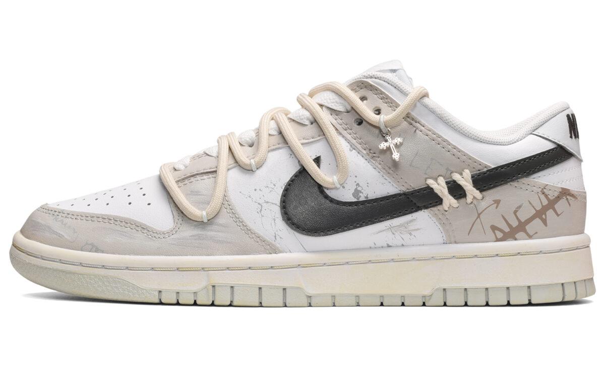 

Кеды унисекс Nike Dunk Low серые 42 EU, Серый, Dunk Low