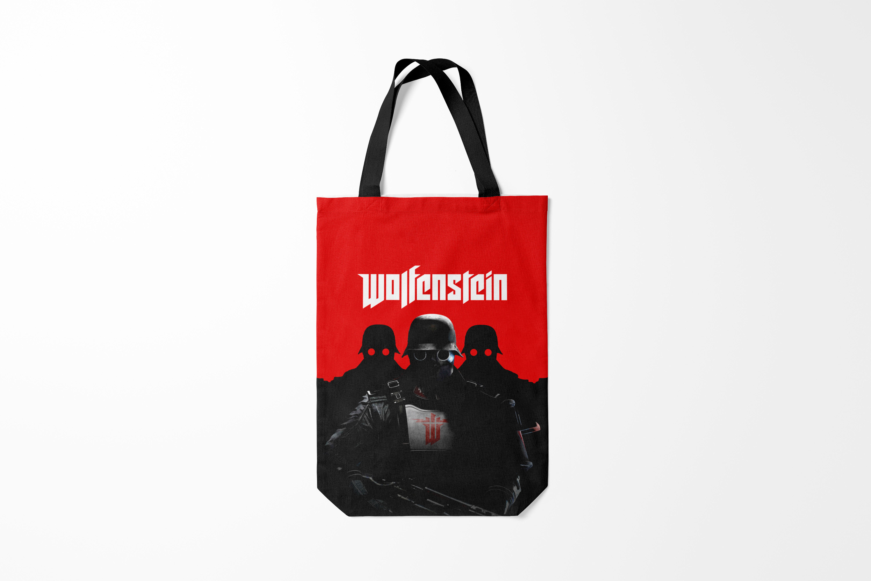 

Сумка шoппер унисекс Burnettie Wolfenstein,, Wolfenstein