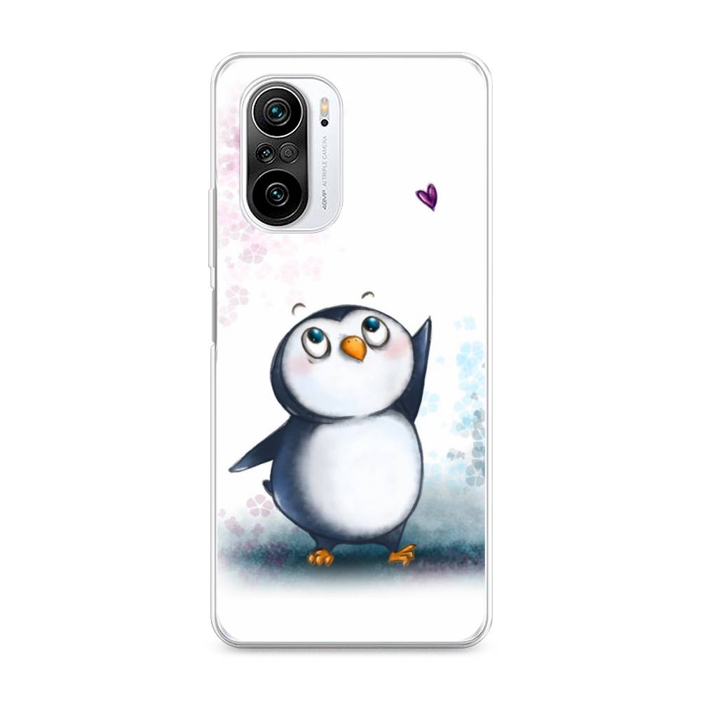 

Чехол Awog на Xiaomi Redmi K40 "Пингвин и сердечко", Разноцветный, 310950-1