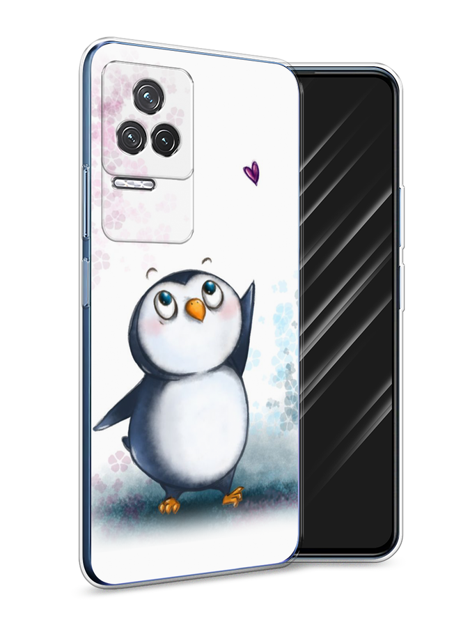 

Чехол Awog на Xiaomi Redmi K50 "Пингвин и сердечко", Разноцветный, 312250-1