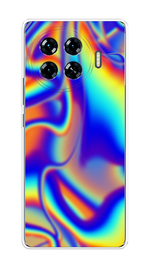 

Чехол на Tecno Spark 20 Pro Plus "Яркая голограмма", Разноцветный, 305050-1