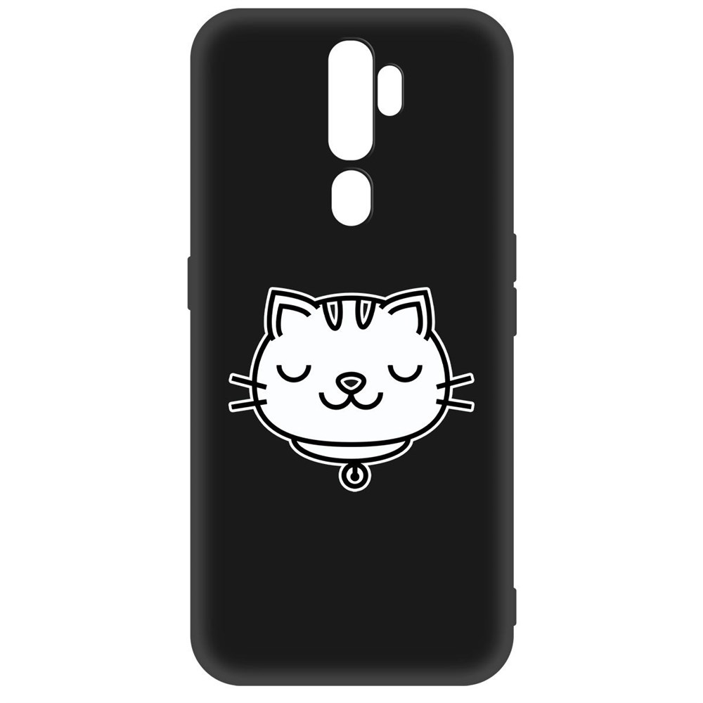 

Чехол-накладка Krutoff Soft Case Черно-белая кошка для OPPO A5 2020 /A9 2020 черный