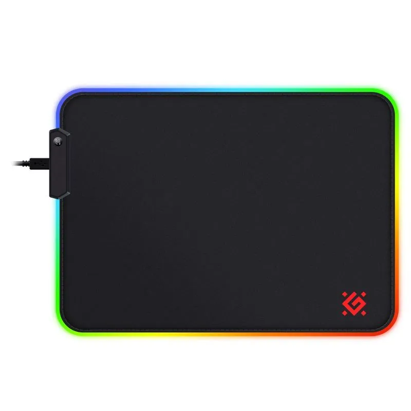 

Игровой коврик для мыши Defender Light L 50008, 30x35 см, black, Черный, Light L