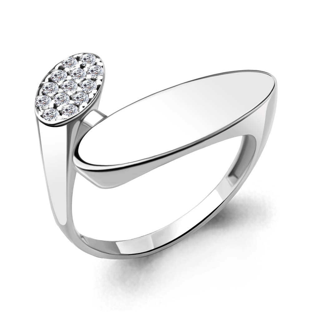 

Кольцо из серебра р. 17,5 AQUAMARINE 68967А_925_р, 68967А_925_р