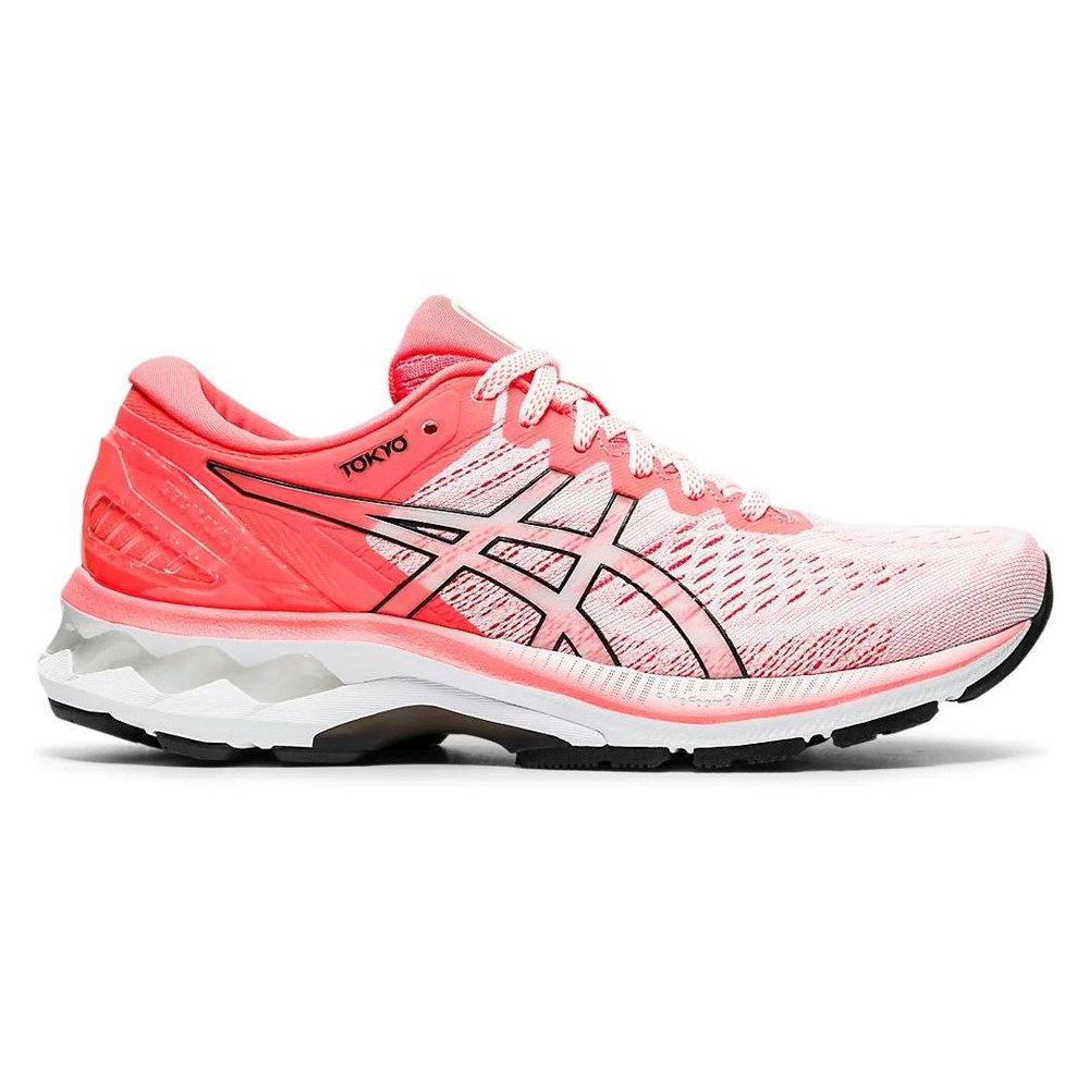 фото Кроссовки женские asics kayano 1012a948 красные 6.5 us