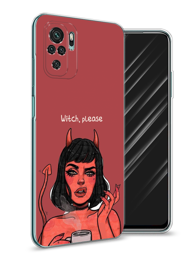 

Чехол Awog на Xiaomi Redmi Note 10/Note 10S/M5s "Evil Girl", Разноцветный, 39950-6
