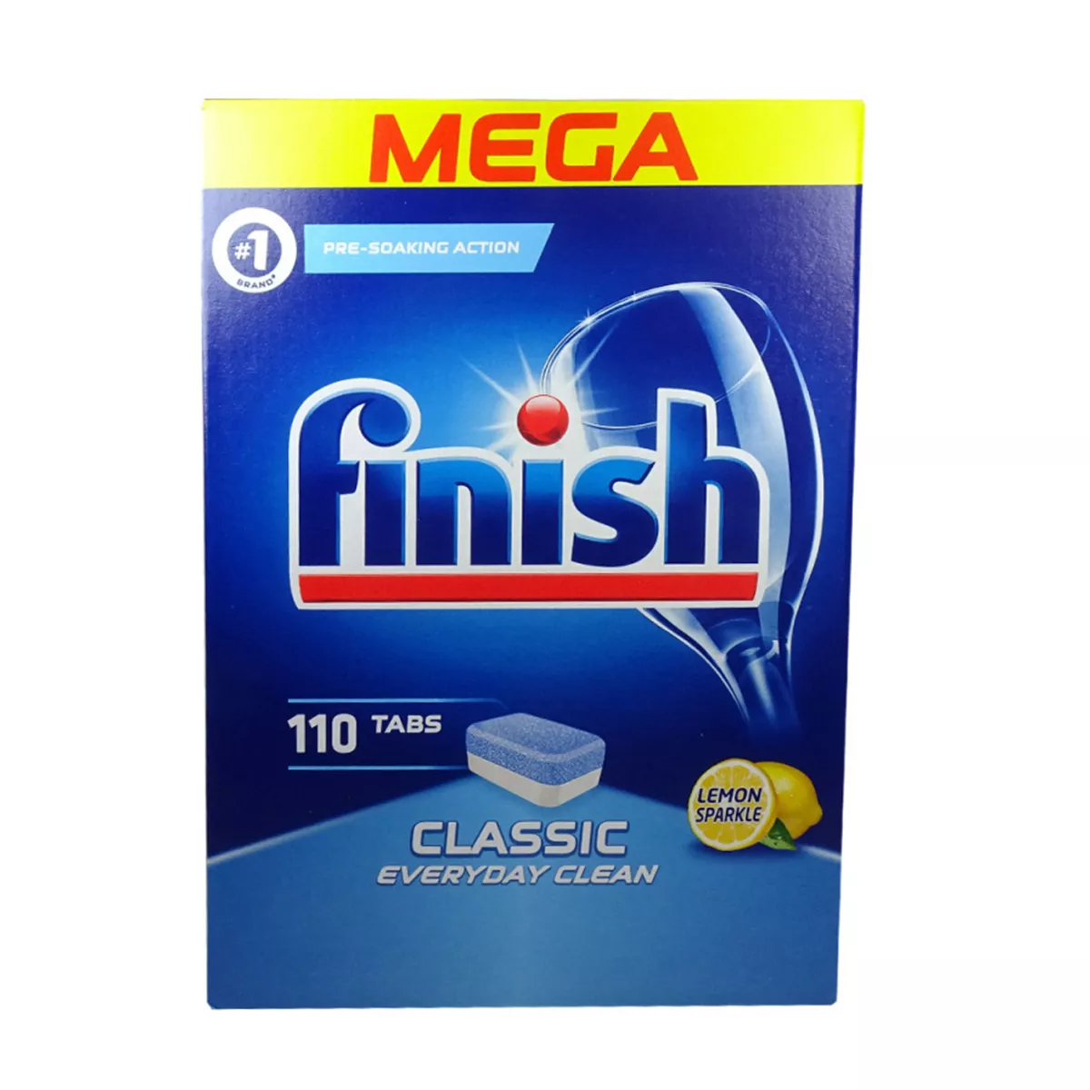 фото Таблетки для посудомоечных машин finish classic лимон 110 шт.