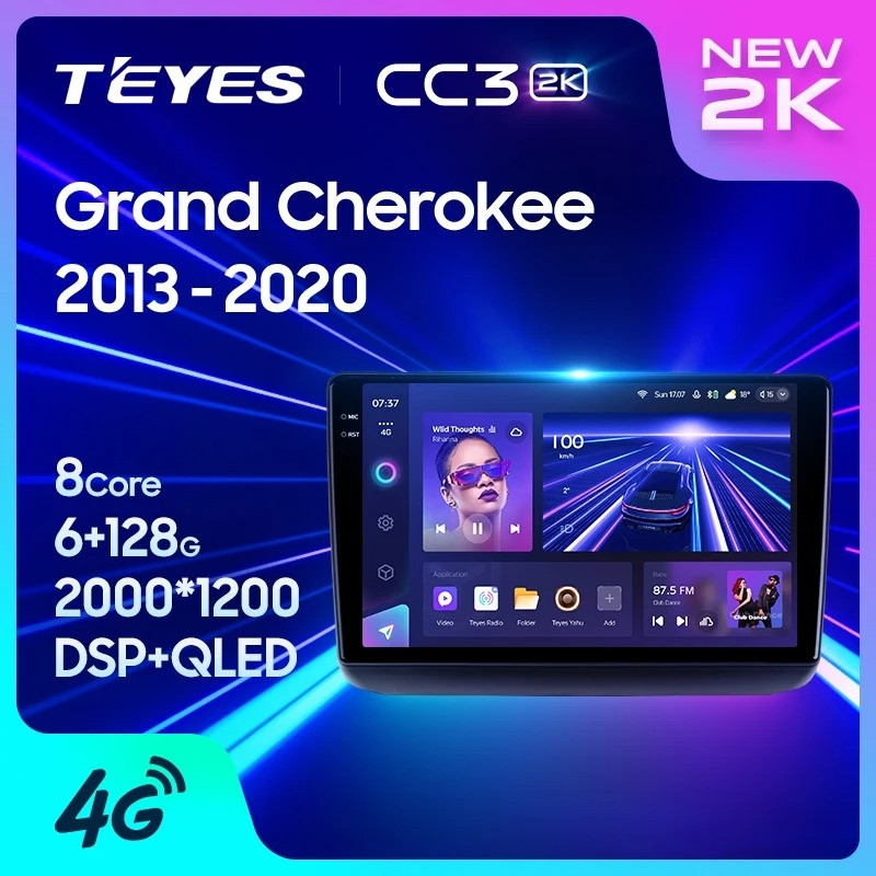 

Магнитола Teyes CC3 2K 6/128 для Jeep Grand Cherokee WK2 (2013-2020) F2, CC3 2K