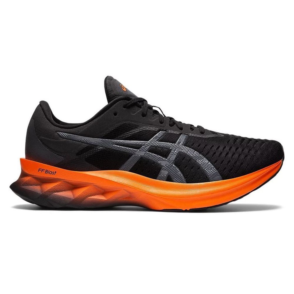 фото Кроссовки мужские asics novablast 1011a681 черные 11 us