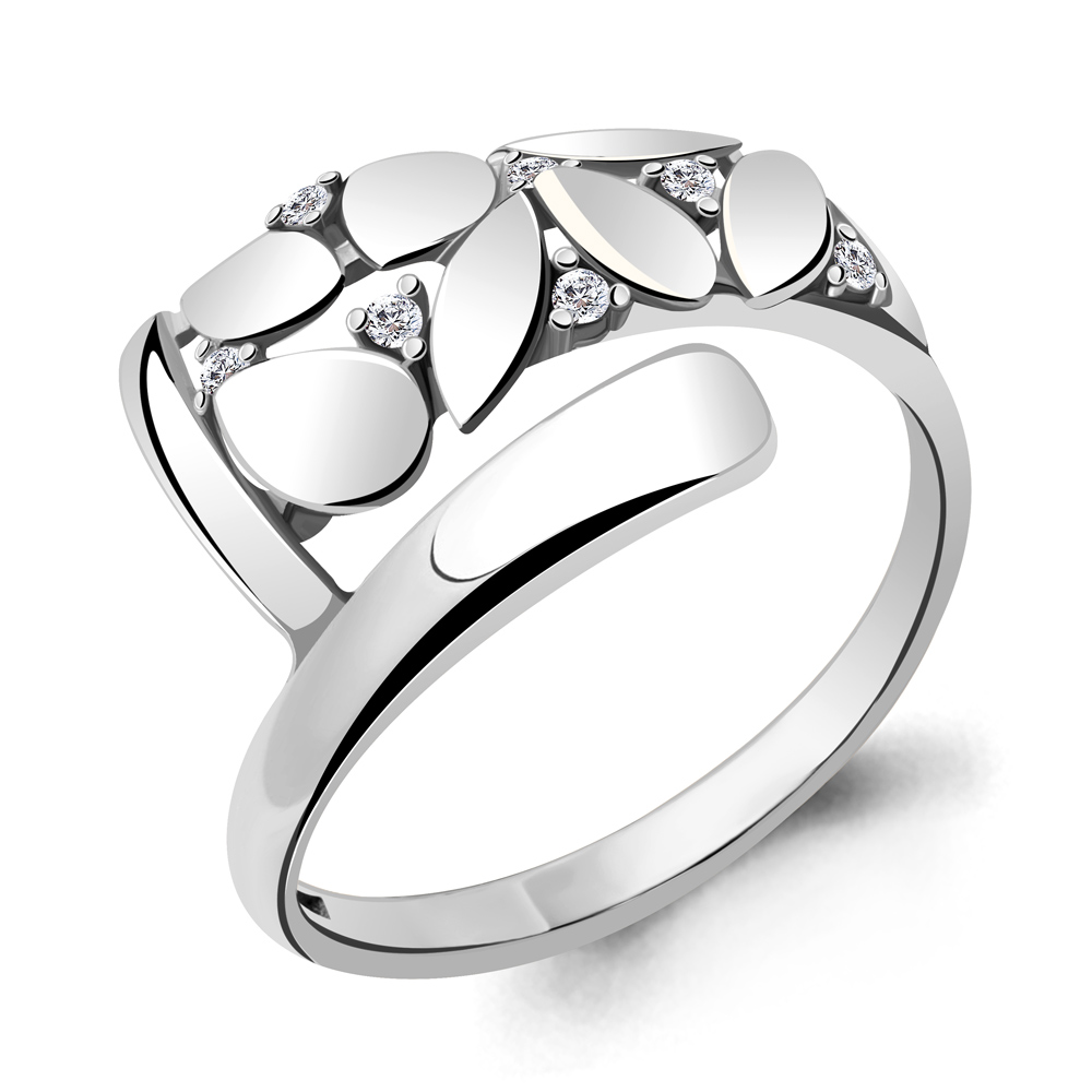 

Кольцо из серебра р.  AQUAMARINE 68818А_925_р, 68818А_925_р