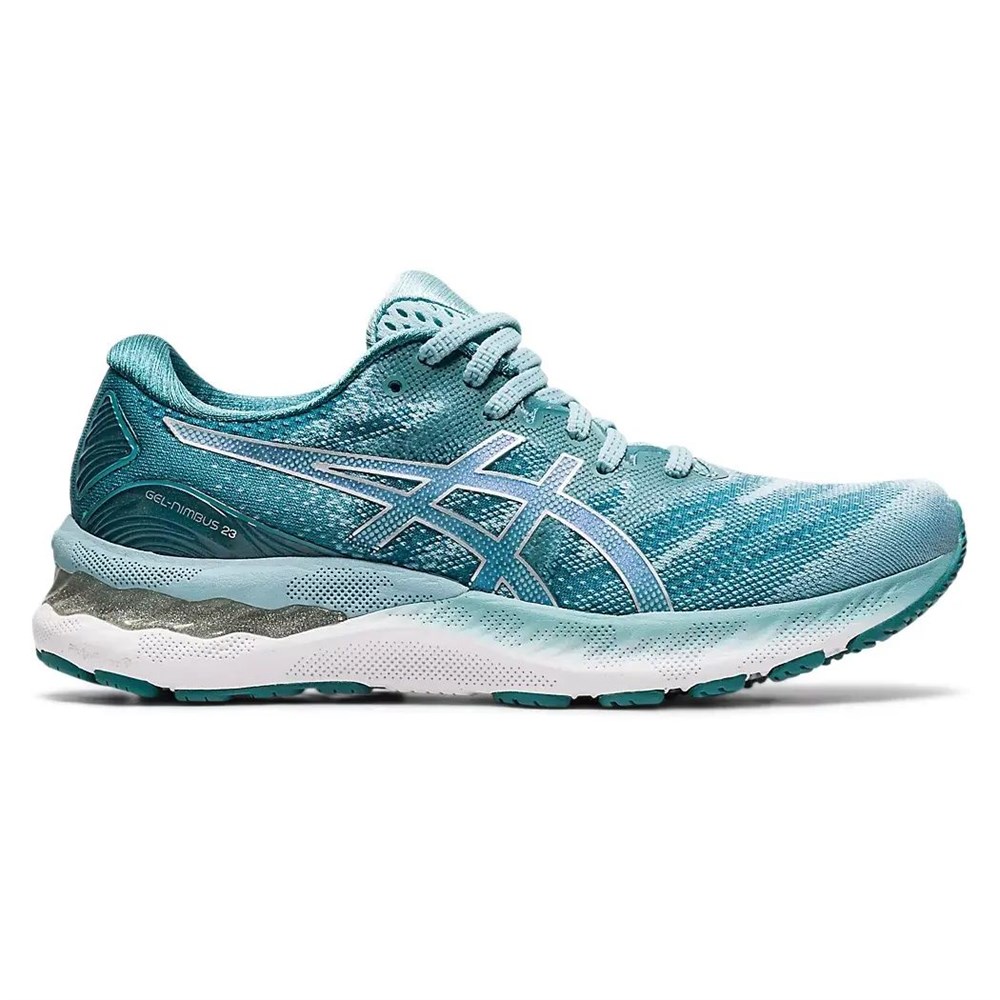 фото Кроссовки женские asics nimbus 1012a885 голубые 6 us