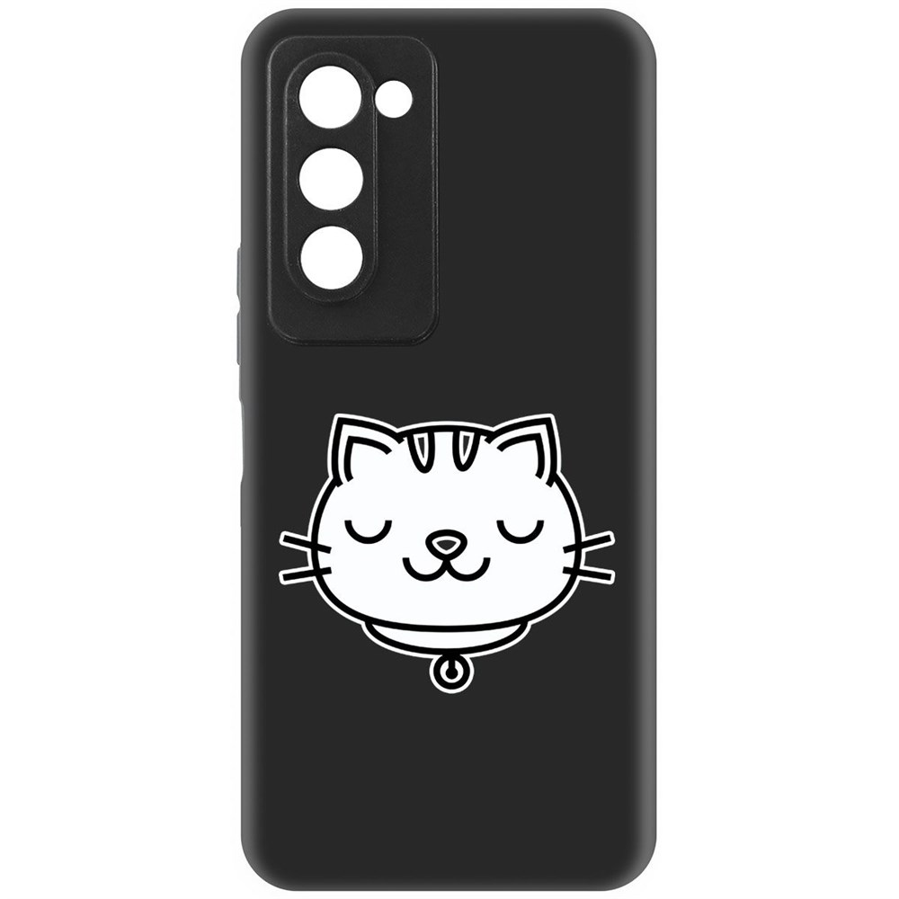 

Чехол-накладка Krutoff Soft Case Черно-белая кошка для TECNO Camon 18 Premier черный
