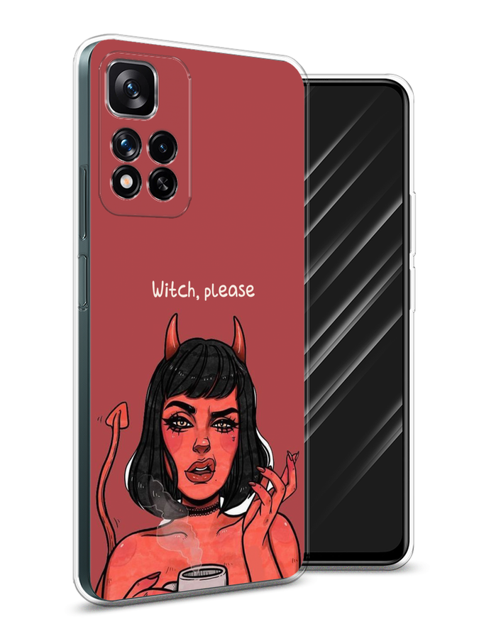 

Чехол Awog на Xiaomi Redmi Note 11 Pro Plus 5G "Evil Girl", Разноцветный, 312150-6